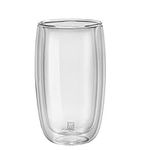 ZWILLING Sorrento Plus Insulated Double-Latte Macchiato Glass Set- 350 mL - Pack of 2