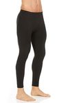 Thermajohn Mens Thermal Underwear Pants Long Johns Bottoms Thermal Leggings for Men Extreme Cold, Black, Large