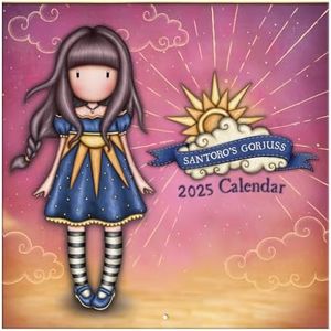 Santoro Gorjuss 2025 Calendario de Pared Ray of Light - Calendario de 13 Meses Ene'25 a Ene'26 - Para Los Fans de Gorjuss con Hermosas Imágenes Cada Mes | Para Su Hermana Amiga Mamá Novia