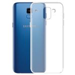 Zapcase Back Case Cover for Samsung Galaxy J6 | Compatible for Samsung Galaxy J6 Back Case Cover | 360 Degree Protection | Soft and Flexible (TPU | Transparent)