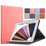 DuraSafe Cases for iPad 4 iPad 3 iPad 2-9.7 Inch [iPad 4th / 3rd / 2nd Old Model ] A1396 A1416 A1430 A1403 A1458 A1459 A1460 A1395 A1397 Tree Texture Folio Smart Cover with Protective - Light Pink