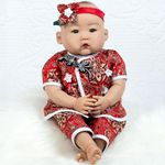 Paradise Galleries Lifelike Asian Reborn Baby Doll Mei - 20 inches (51 cm) Chinese Girl in GentleTouch Vinyl & Weighted Body, 4-Piece Set