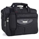 Teo (15.5 Inch) Multipurpose Polyester Black Office Use Electrician, Technician, Service Engineer, Plumber,Carpenter Tool Bag Strong and Durable.T-934