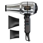 WAHL Barber Dryer, Professional Hair Dryers, Pro Styling Tools, Powerful 2200-Watts, Cool Shot Button, 3 Heat&2 Speed Settings, 2 Concentrator Nozzles, 3M Cable, Hanging Loop for Easy Storage, Silver