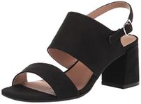 Aerosoles Women's EMMEX Heeled Sandal, Black, 7.5