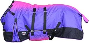 CHALLENGER 82" 1200D Turnout Waterproof Rain Horse Sheet Light Winter Blanket 393B
