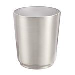 Brushed Nickel Trash Can For Bathroom