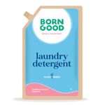 Born Good Plant Based Brazilian Rosewood Fragrance Laundry Detergent, Biodegradable, Non-Toxic And Eco-Friendly - 1 Ltr (Pack of 1) Refill Pouch