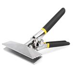 Hurricane Sheet Metal Hand Seamer, 6 Inch Straight Jaw Sheet Metal Bender Tools for Flattening Metal,Double Dipped Cushion Handle