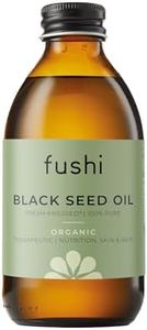 Fushi Black Cumin Seed Oil 100 ml | Fresh-Pressed | Rich in Omega 6, 9, vitamin B1, B2, B3 | Best for Dry Skin, Flaky Skin & Inner Health | Manufactured in the UK | Packaging may vary