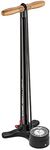 Lezyne Sport Floor Drive-Pressure Gauge 3 Inches 5 Foot Pump Unisex Adult, Black/Hi-Gloss