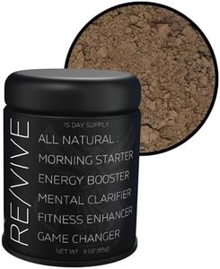 Revival Tea Company RE/VIVE - Mushroom Coffee Alternative - Herbal Tea made from Yerba Mate and Mushroom Powder - Low Caffeine - 3 Ounces