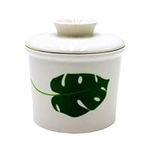 Butter Crock, round butter dish wit