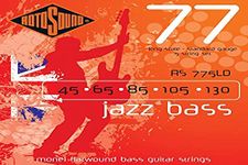 ROTOSOUND Rotosound RS775LD Jazz 77 Monel Flatwound Long Scale 5-String Bass Strings