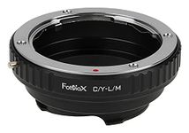 Fotodiox Lens Mount Adapter, Contax/Yashica (Also Known as c/y cy Lens) Lens to Leica M Adapter, fits Leica M3 · M2 · M1 · M4 · M5 · CL · M6 · MP · M7 · M8 · M9, Hexar RF · Epson R-D1 · 35mm Bessa · Cosina Voigtländer · Minolta CLE · Rollei 35 RF · Zeiss Ikon