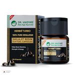 Dr. Vaidya’s 100% Pure Himalayan Shilajit Resin Softgel | Boost Energy, Endurance & Stamina | Easy to use Shilajit Resin | Lab Tested | No known side effects | 30 Capsules