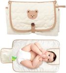 Kouda | Baby Changing Mat | Foldable Changing Mat | Travel Essentials | Newborn Essentials |Portable Changing Mat | Travel Changing Mat | Baby Changing Bag | Baby Shower Gifts | Bear Design