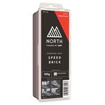 Swix North Speed Brick Universal Range Snowboard & Ski All Temp Wax, 180g, Red