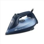 Braun TexStyle 7 Pro SI7160BL, Steam Iron with FreeGlide 3D Technology, EloxalPlus Sole with Precision Tip, Vertical Steam Iron, 300ml Water Capacity, 3100W, Blue