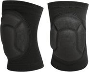Leosportz Dancing Knee Pads for Men Women - Sponge Protective Thick Anti-Slip Collision Dance Kneeling Kneepads | Ideal for Sports, Workouts, Volleyball, Running (Black, M)