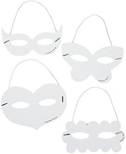 Do It Yourself Shaped Paper Masks 24 Pc - Crafts for Kids and Fun Home Activities