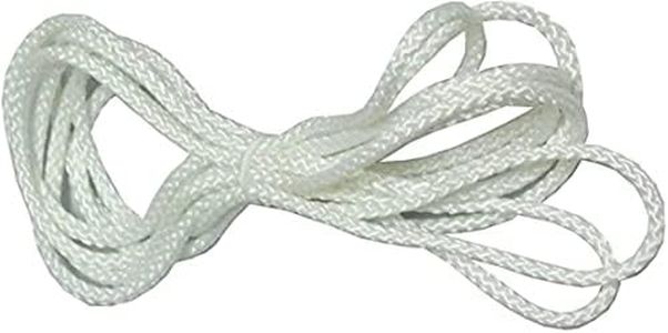 D30 Cord Loop - Fits All Brands. Hunter Douglas, Levolor, Kirsch, Graber, Bali (2.7 mm) (White, 6 Ft Drop)