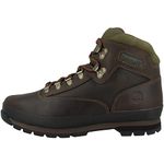 Timberland Men's Euro Leather Hiker Boots, Md Brown Full Grain, 10 UK