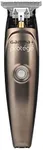 GAMMA+ Protégé Rechargeable Cordless Trimmer, 3 Guards, Stainless Steel Blades, Matte Metallic Gunmetal