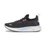 PUMA Women's Pacer 23 Sneaker, Puma Black-Silver Sky-Strawberry Burst, 9