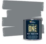 THE ONE Paint & Primer: Multi Suface - Quick Drying Paint for Interior/Exterior (Grey Matte, 250ml.)