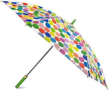 kate spade new york Large Automatic Open 72 Inch Stick Golf Umbrella, Multicolor, Mini Golf