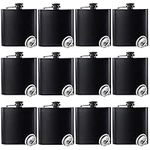 12 pcs 6 Oz Hip Flask for Liquor Ma