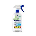 BALANCE Vegan Eco Fruit and Vegetable Wash I Removes Waxes, Pesticides, Soil I Ready to use Spray 480ml