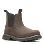 Wolverine Men's Floorhand Romeo Steel Toe Waterproof Chelsea Boot, Dark Brown, 14