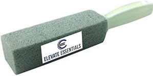 Elevate Essentials Pumice Stone Stick Toilet Bowl Ring Remover with Handle (1 Pack)