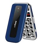 artfone Big Button Mobile Phone for Elderly, Senior Flip Phones Sim Free Unlocked Easy to Use Basic Cell Phones with 2.4" LCD Display | SOS Button | Talking Numbers | FM Radio | Torch |1200mAh Battery