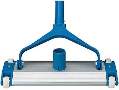 Helix Swimming pool System Heavy Duty 13.5 inch Aluminum Weighted Swimming Pool Vacuum Head on Wheels, All Type of Floor Cleaner, Suction Sweeper, Maintenance Cleaning kit Tool Item.