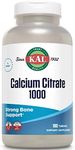 KAL Calcium Citrate 1000mg, Calcium Supplements for Women and Men, Bone Health, Teeth, Nervous, Muscular & Cardiovascular System Support, Gluten Free and Lab Verified, 60 Servings, 180 Tablets