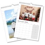 Personalised Photo Calendar A4 | Wall Calendar | Wall Planner | Personalise with your own Photos | Waves Design