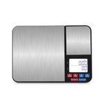 Atom Dual Platform Digital Kitchen Scale with a capacity of 5Kg x 0.1 g & 500g x 0.01g High precision scale with Stainless Steel Platform | Atom A 550 Kitchen Scale.