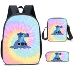 Girls Backpacks for School Glaxy Rainbow Planet Bookbags for Kids Teen Toddler Fashion Daypack Rucksack Travel Bag and Pencil Case Lunch bag 3Pcs (style B)