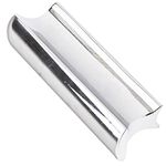 1Pcs Yootones Stainless Steel Guitar Slide Tone Bar for Dobro, Lap Steel Guitar, Hawaiian Guitar, Electric Guitar Accessories(Silver)