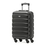 Flight Knight Lightweight 4 Wheel ABS Hard Case Suitcases Cabin Carry On Hand Luggage Approved for Over 100 Airlines Including easyJet, British Airways, RyanAir, Virgin Atlantic, Emirates & Many More