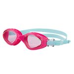 FINIS Betta Goggles - Kids Swim Goggles for the Pool - Wide, Anti-Fog Swimming Goggles with UV Protection - Adjustable Kids Swimming Goggles for Ages 6-12 - Pink