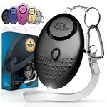 Personal Alarm Siren Song - 130dB Safesound Personal Alarm Keychain with LED Light Emergency Self Defense for Women Kids & Elderly. Security Safe Sound Rape Whistle Safety Siren Alarms by SLFORCE