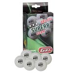 GKI Superb 3 Star ABS Plastic 40+ Table Tennis Ball, Pack of 48 (White)