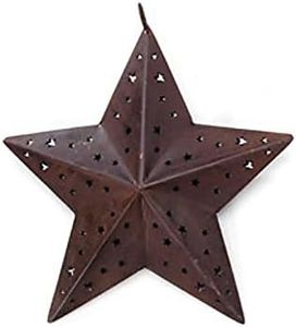 Darice 2471-07 - Decorazione per la casa, motivo stella rustica, 20 cm