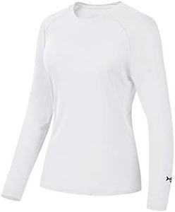 Bassdash T-Shirt de Protection Solaire UV UPF 50+ pour Femme à Manches Longues pour la pêche, la randonnée, la Performance