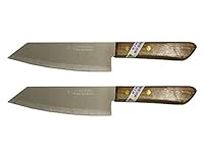 Set of 2 Kiwi Brand deba Style Flexible Stainless Steel Knives # 171.