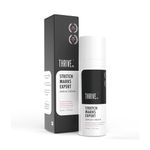 ThriveCo Stretch Marks Expert Serum Cream | For New (red) & Old (white) Stretch Marks Removal & Skin Hydration | Powered by Striover™, Rosehip Oil & Squalane | For Men & Women | 30ml